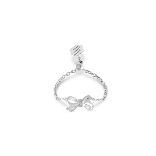 Merriment bow chain ring